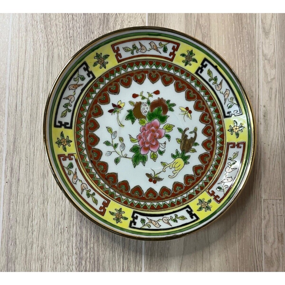 China PLATE Jingdezhen Hand Painted BUTTERFLY BIRD, Wall Decor Porcelain.